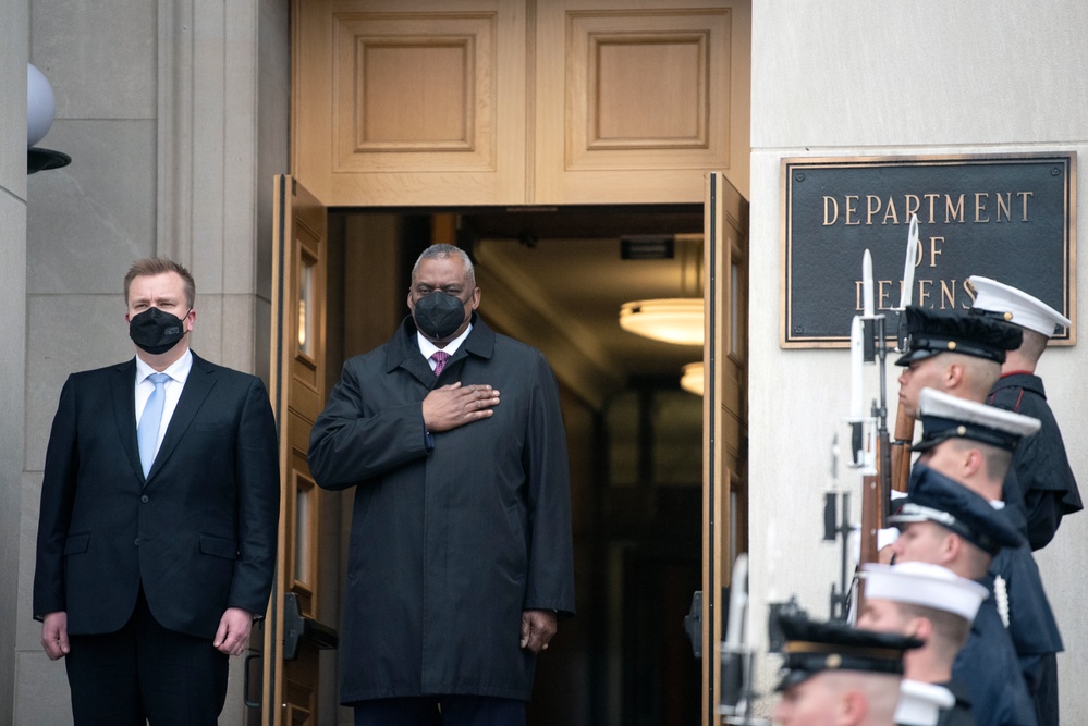 Secretary Austin Hosts Finland's Minister of Defense