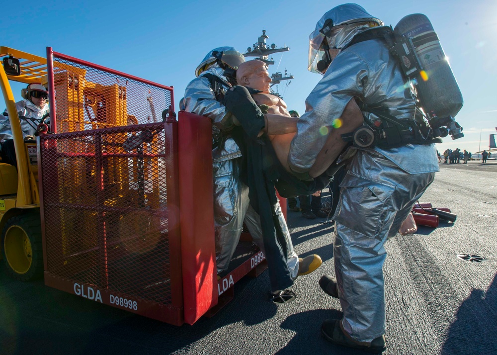 Sailors Transfer Simulated Patient