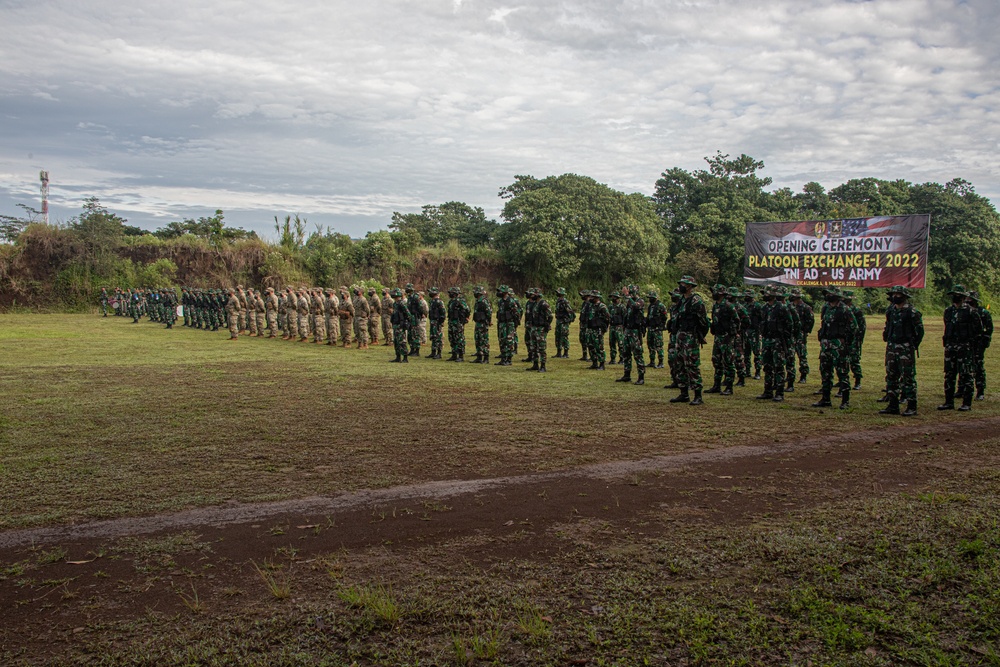 TNI/U.S. Army Platoon Exchange 2022 Opening Ceremony