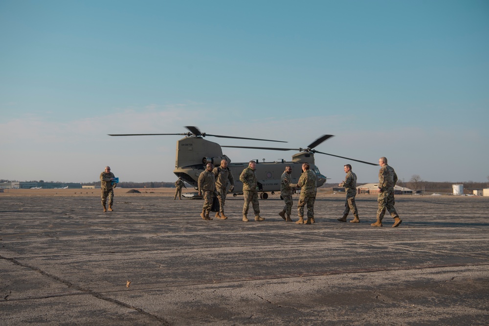 Air National Command Chief visits Battle Creek Air Base