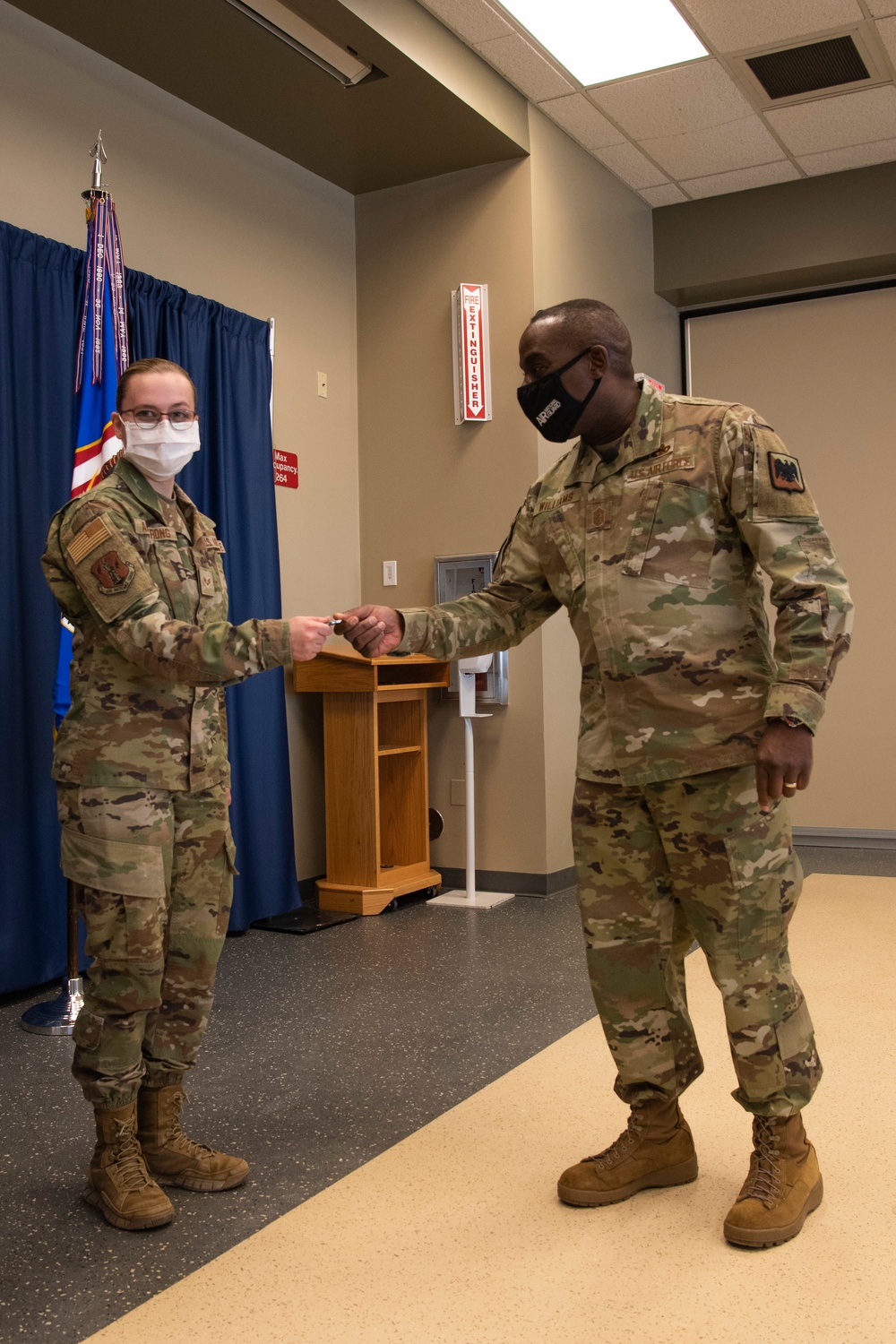 Air National Command Chief visits Battle Creek Air Base