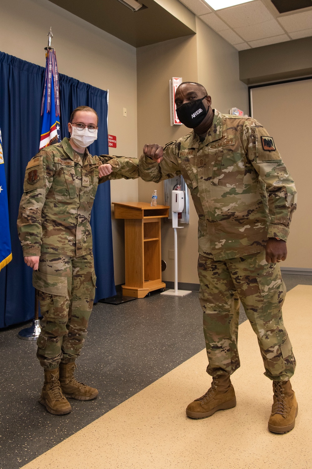 Air National Command Chief visits Battle Creek Air Base