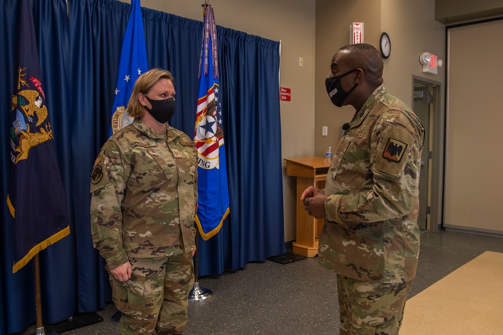 Air National Command Chief visits Battle Creek Air Base