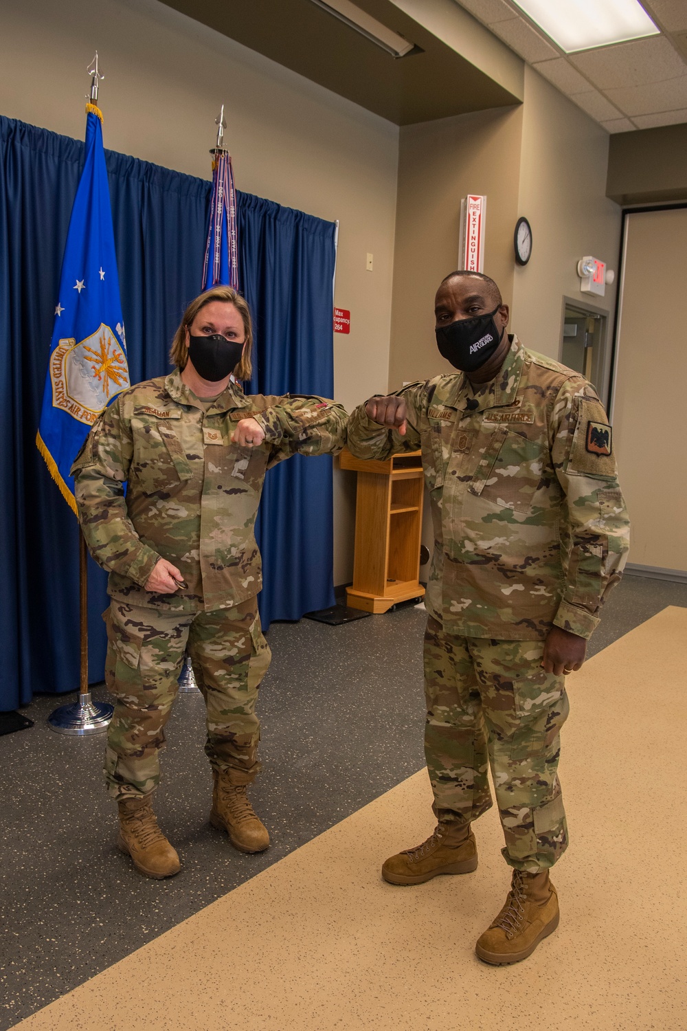 Air National Command Chief visits Battle Creek Air Base