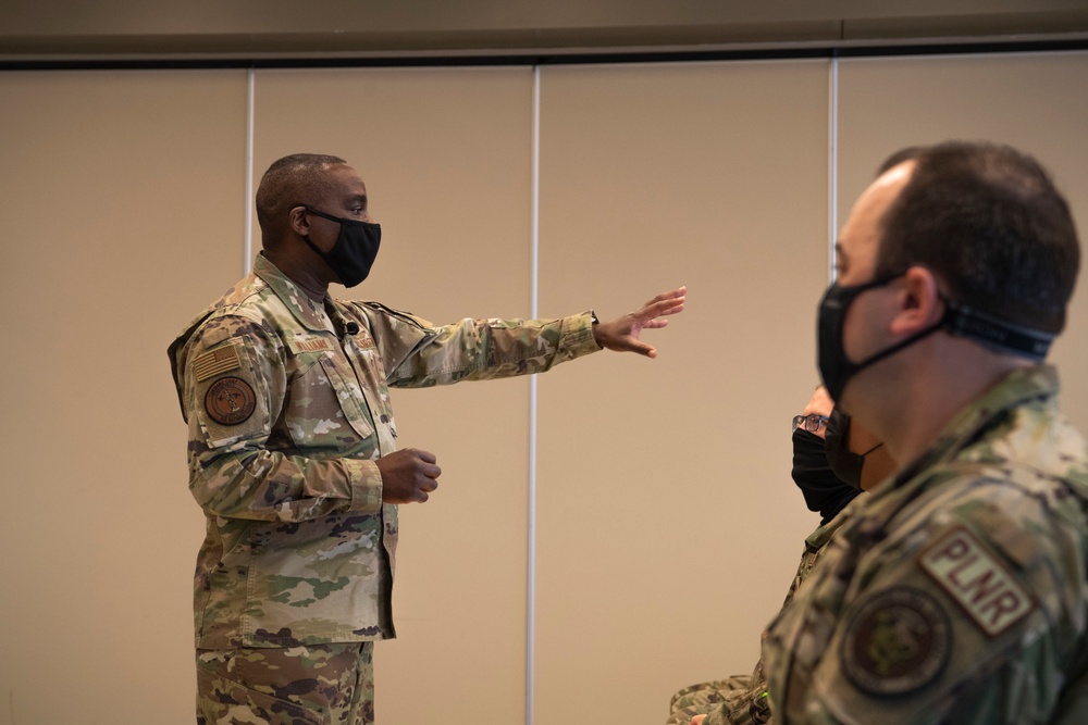 Air National Command Chief visits Battle Creek Air Base