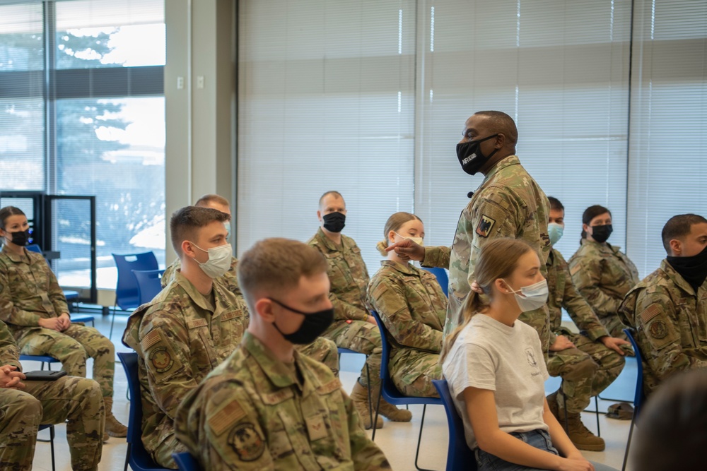 Air National Command Chief visits Battle Creek Air Base