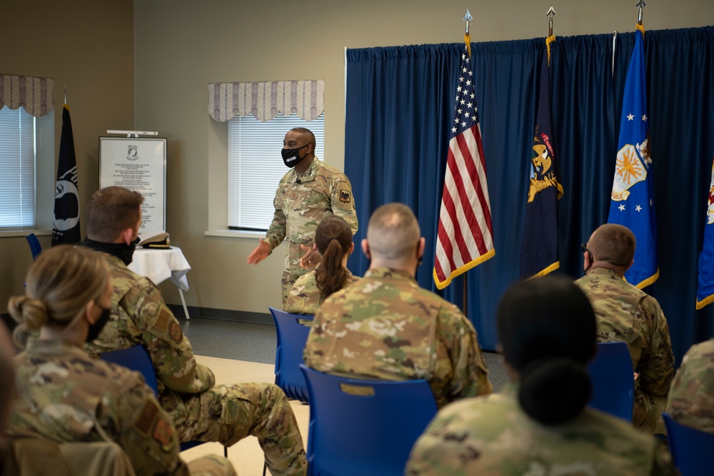 Air National Command Chief visits Battle Creek Air Base