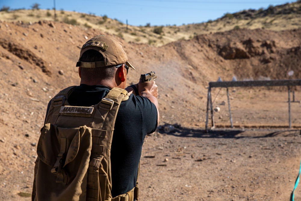 Combat Center shooting team competes in 2-gun match