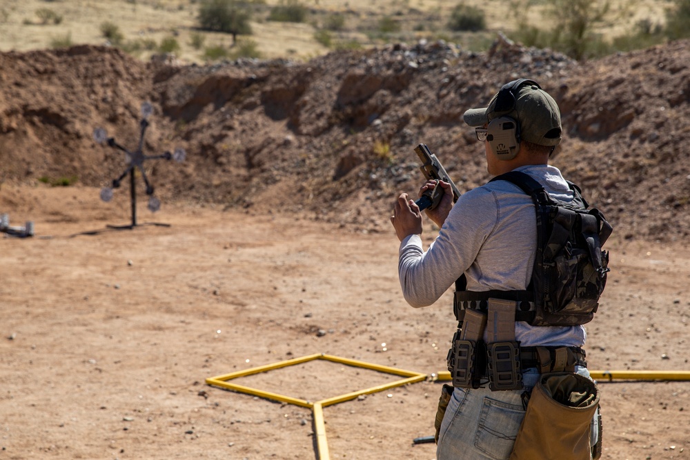 Combat Center shooting team competes in 2-gun match