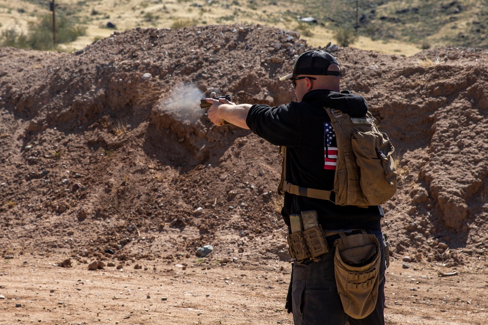 Combat Center shooting team competes in 2-gun match