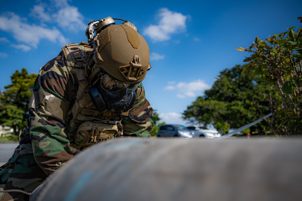 EOD trains to dispose of UXOs