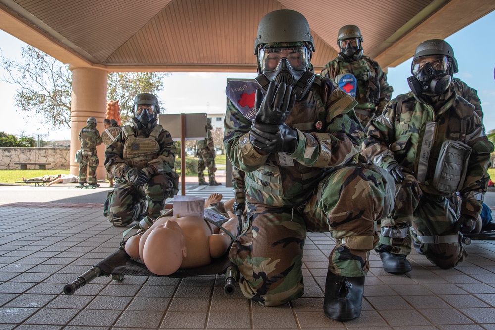 How to Save a Life: 18th OMRS trains patient decontamination