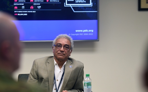 Gen. Daniel Hokanson Pacific Disaster Center visit