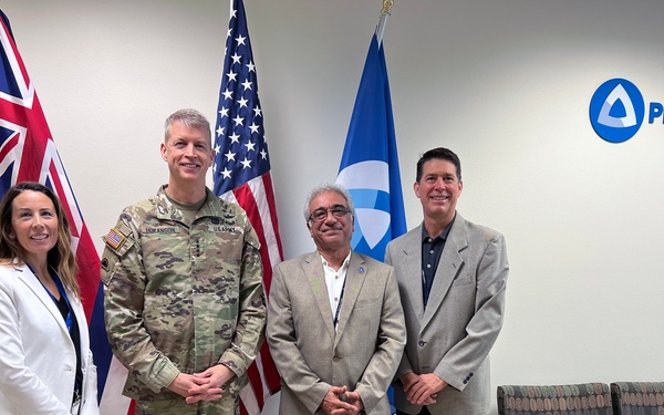 Gen. Daniel Hokanson Pacific Disaster Center visit