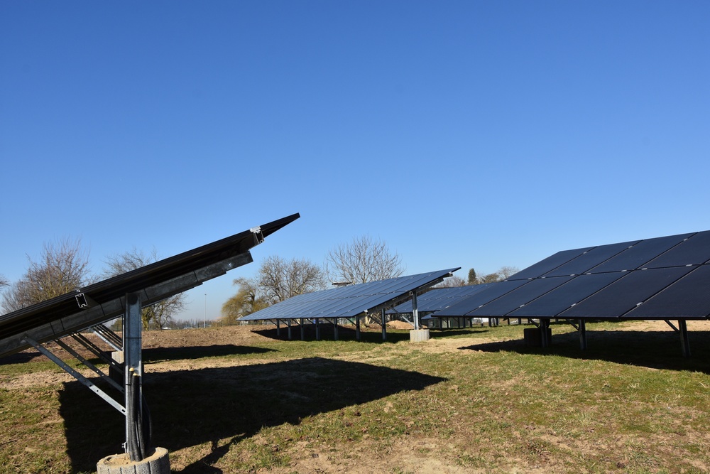 Garrison solar panel infrastructure supports energy demands and saves money