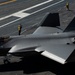 An F-35C Lighting II Taxis Across the Flight Deck