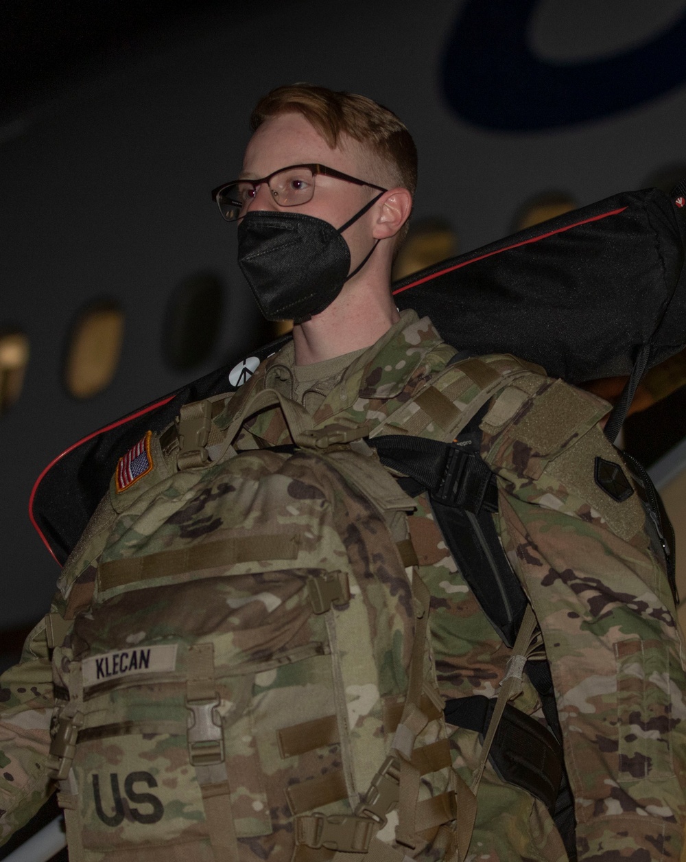 V Corps Soldiers Arrive at Nuremberg Airport