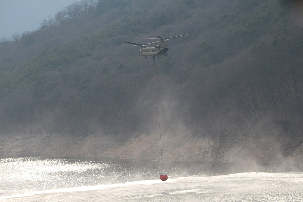 2ID/RUCD assists South Korea in the fight against the wildfire