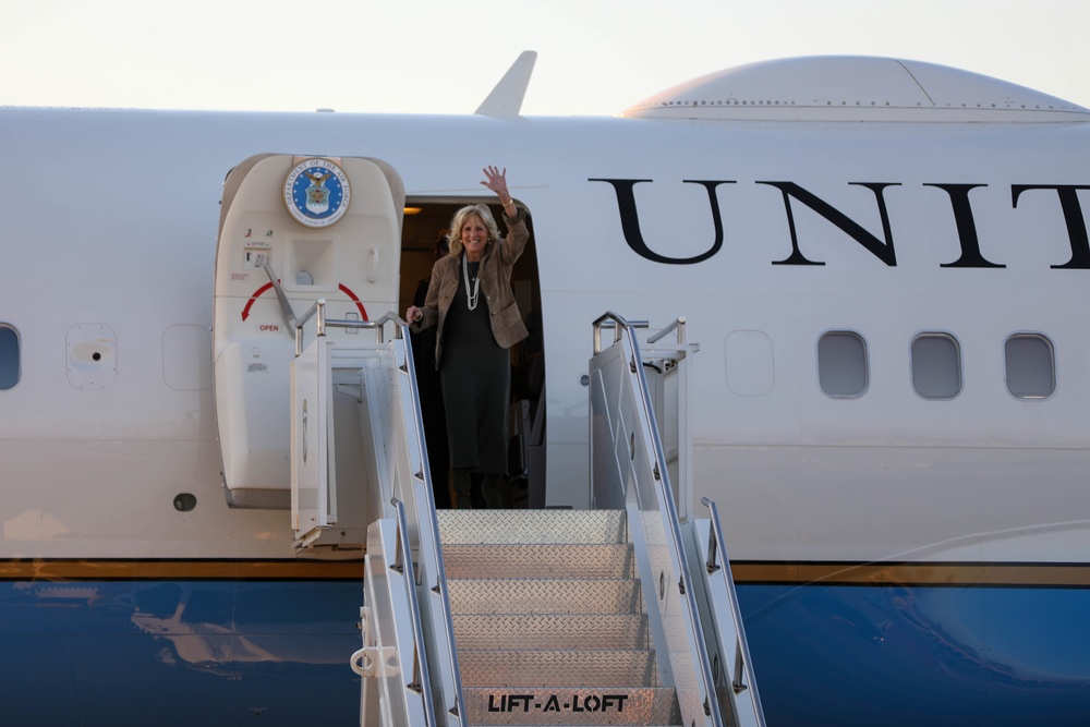 First Lady Dr. Jill Biden Visits with Fort Campbell Families