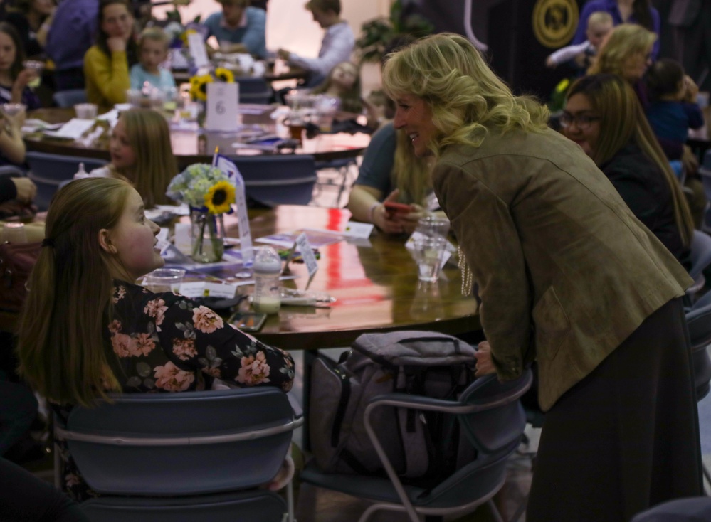 First Lady Dr. Jill Biden Visits with Fort Campbell Families