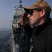 Mobile Bay departs Sasebo