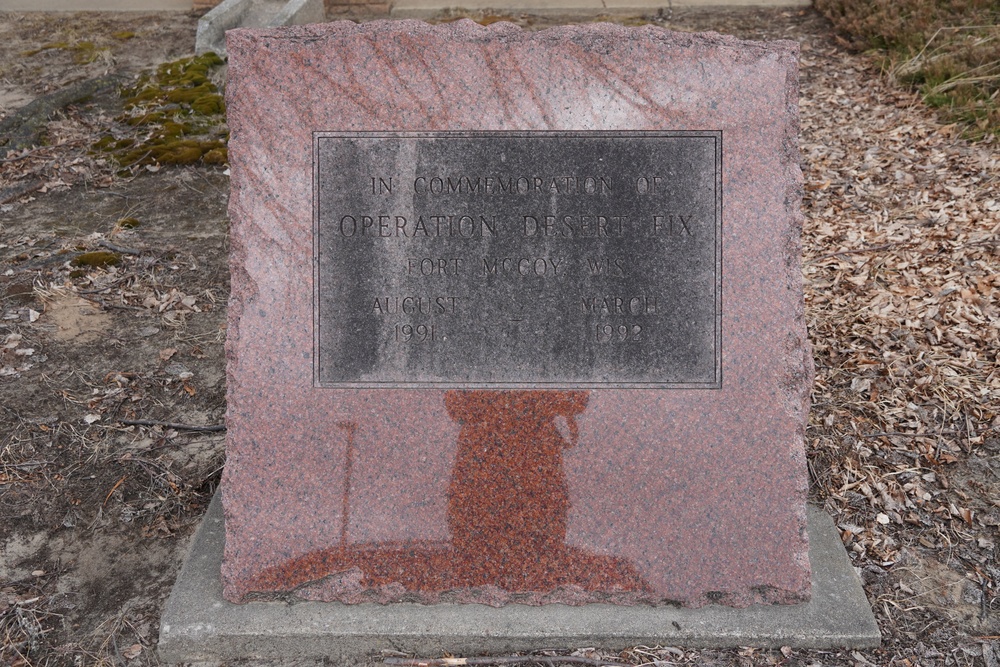 Granite Operation Desert Fix Sign