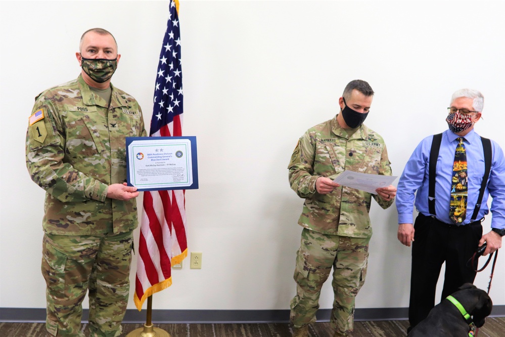 Special OAW appreciation provided to Fort McCoy Garrison