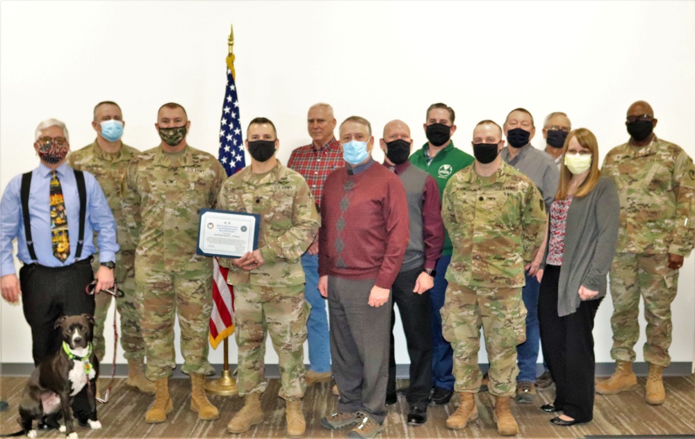 Special OAW appreciation provided to Fort McCoy Garrison