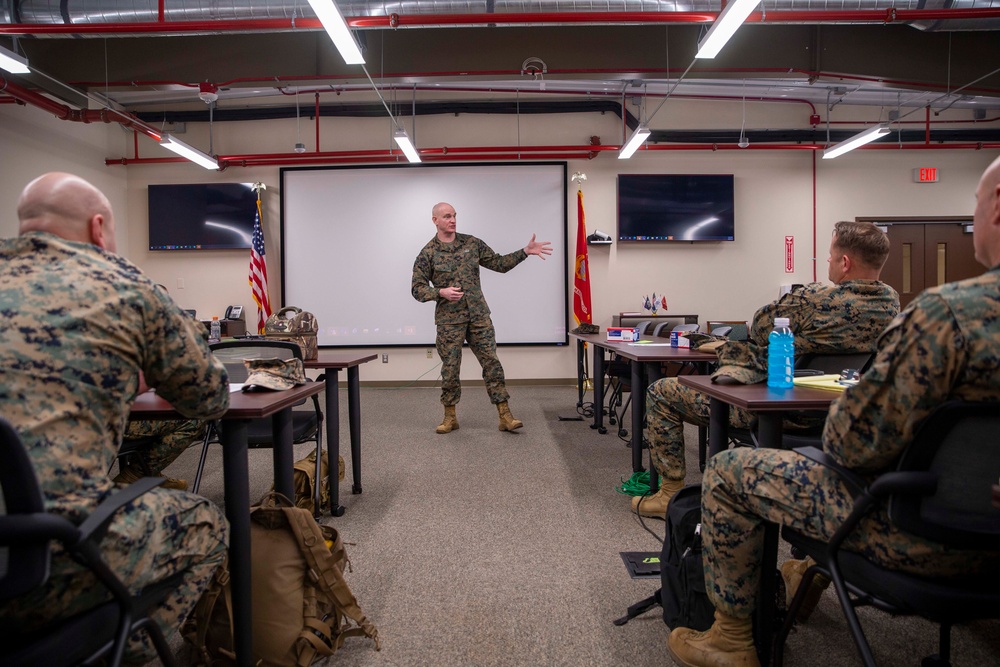 DVIDS - Images - Top enlisted Marine speaks at Ground Combat Element ...