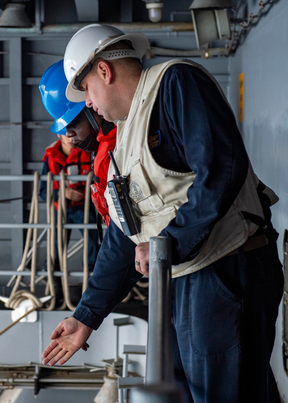 GHWB Sailors Participate In Small Boats Operations Training Exercise