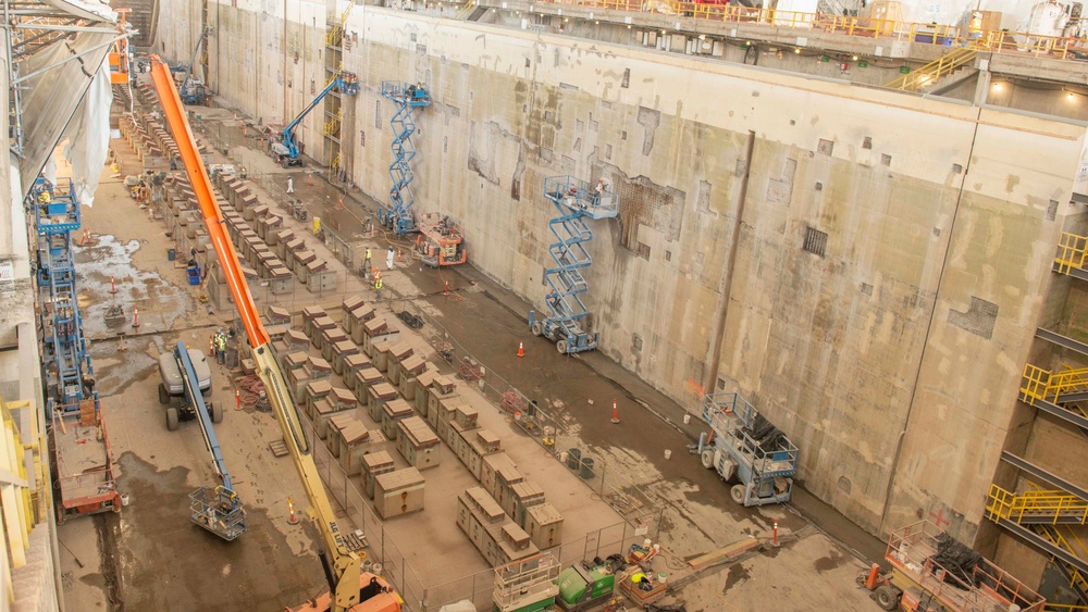 Trident Refit Facility Kings Bay Dry Dock Recapitalization Project Halfway to Completion