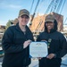 Culinary Specialist 2nd Class Jaguar Alexander received the Navy and Marine Corps Achievement Medal