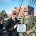 Gunner’s Mate 2nd Class Ryan Byrne received the Navy and Marine Corps Achievement Medal