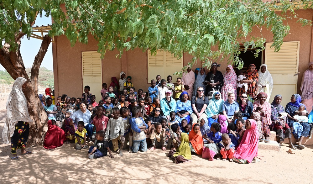 Air Base 201 Women’s Association builds relationship with Aladab Women’s Association