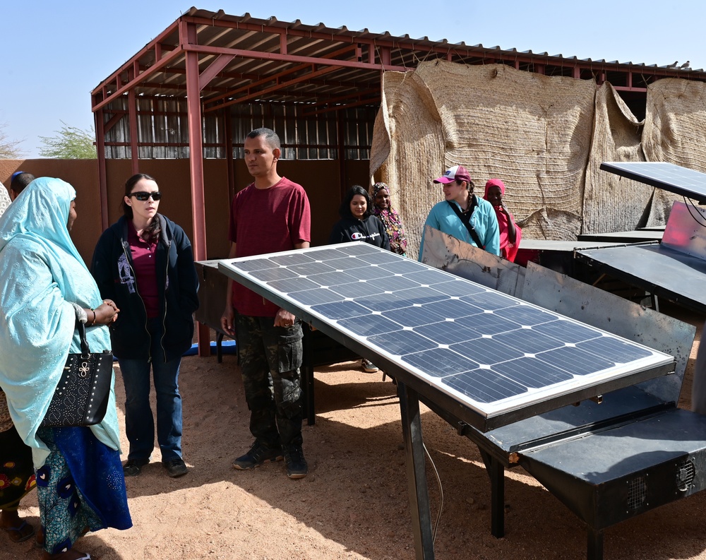 Air Base 201 Women’s Association builds relationship with Aladab Women’s Association