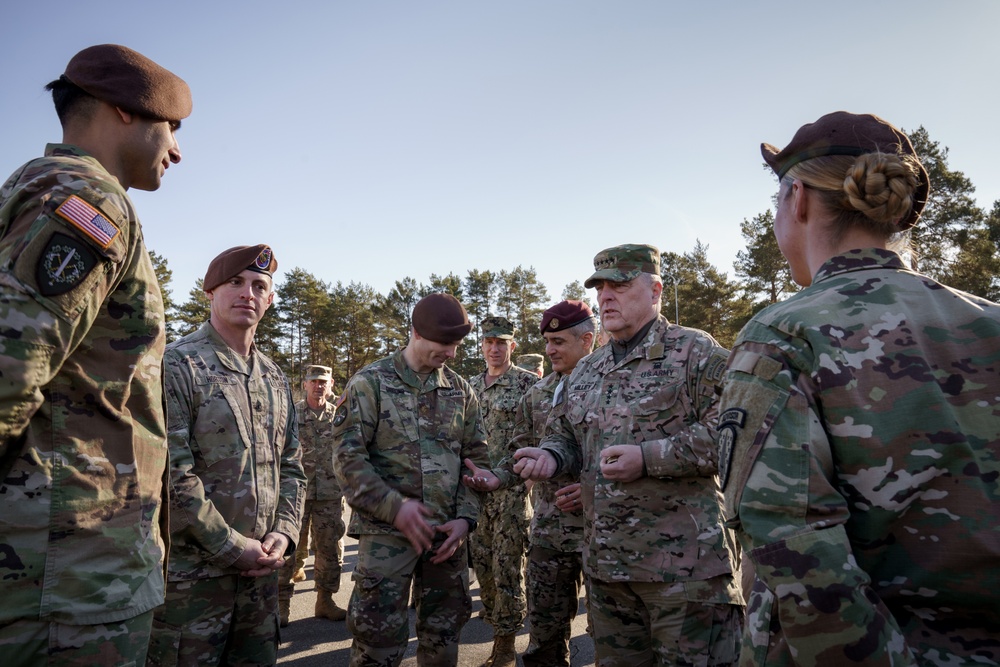 Gen. Milley visits Latvia during Saber Strike 22