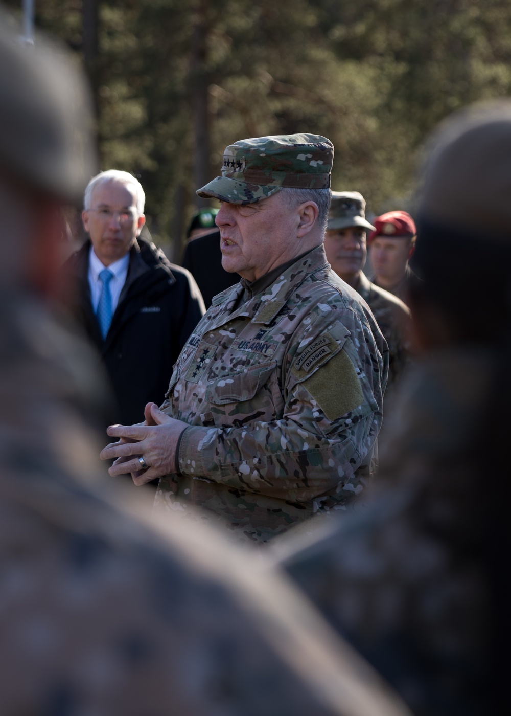 Gen. Milley visits Latvia during Saber Strike 22