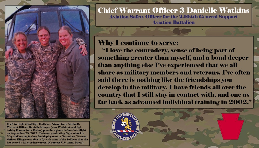 Chief Warrant Officer 3 Danielle Watkins