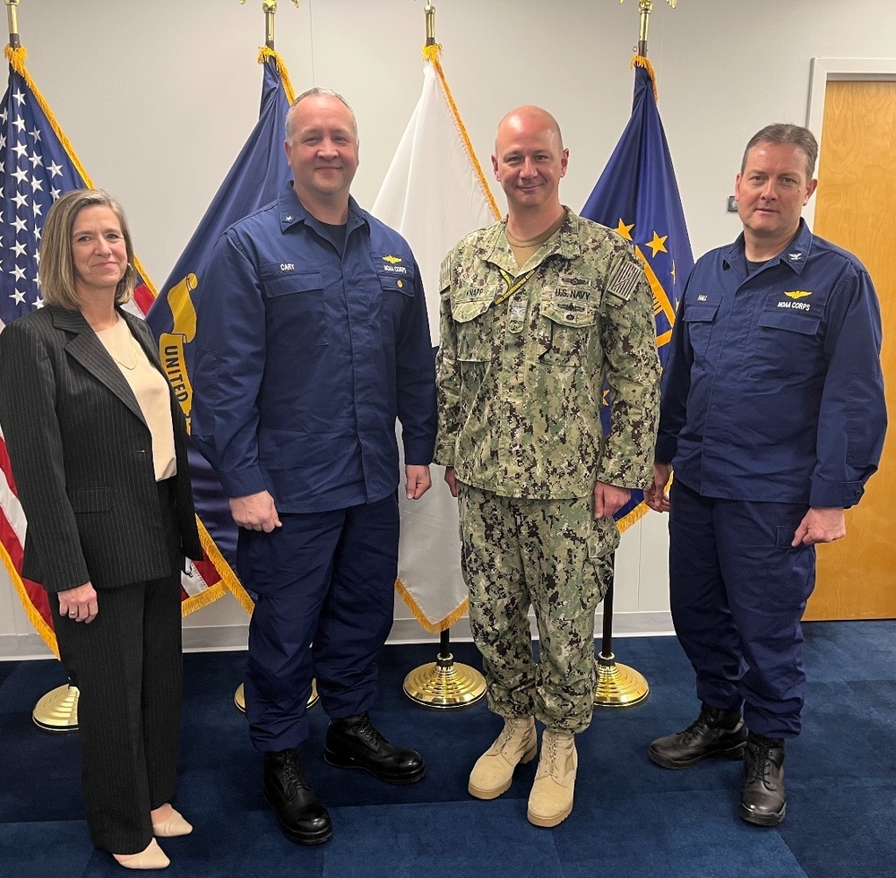 National Oceanic and Atmospheric Administration Visits Naval Oceanography