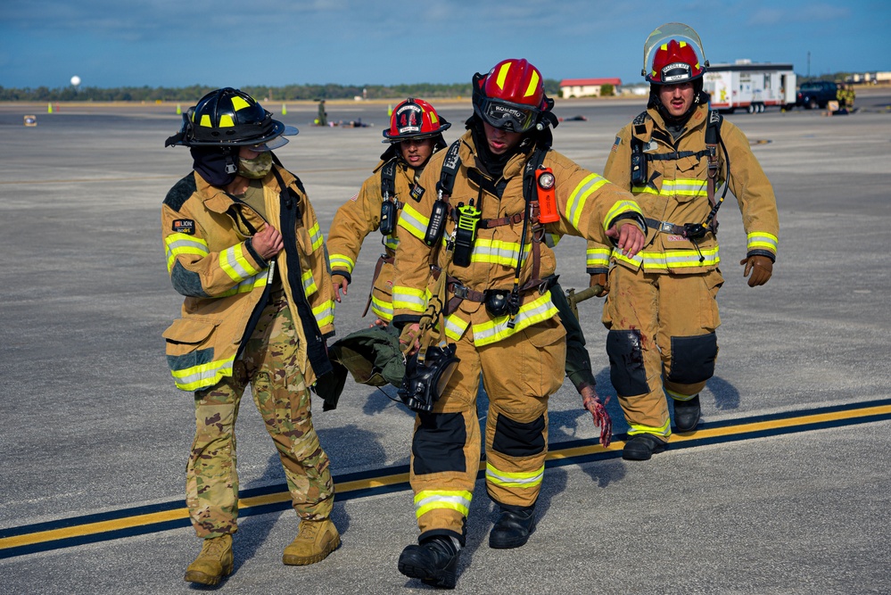 6th Civil Engineer Squadron participates in a Major Accident Response Exercise (MARE)