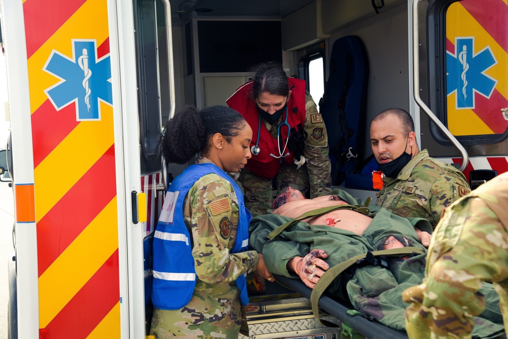 6th Medical Group participates in a Major Accident Response Exercise (MARE)