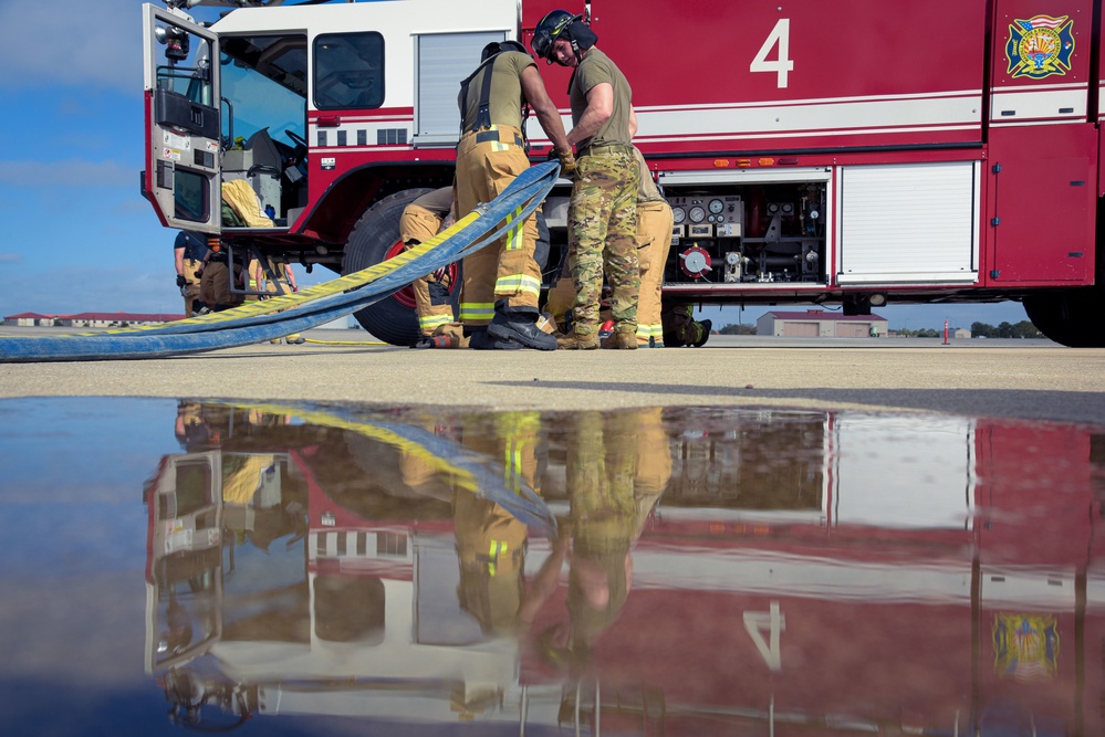 6th Civil Engineer Squadron participates in a Major Accident Response Exercise (MARE)