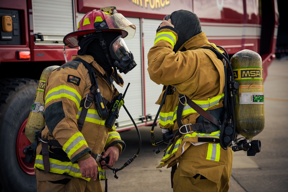 6th Civil Engineer Squadron participates in a Major Accident Response Exercise (MARE)