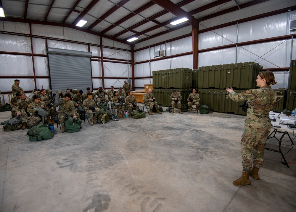 624th Regional Support Group Trains on CBRN Gear