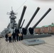 USS Vicksburg (CG-69) Sailors tour Battleship Wisconsin