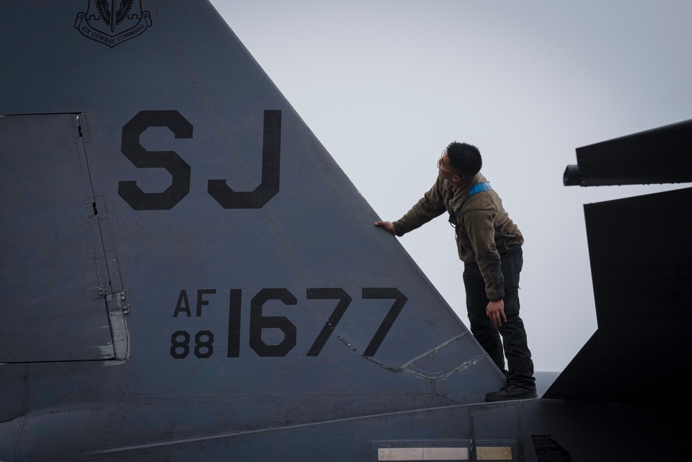 SJAFB Airman ensures jets are ready to fly.