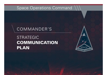 SpOC Commander's Strategic Communication Plan Publication Cover