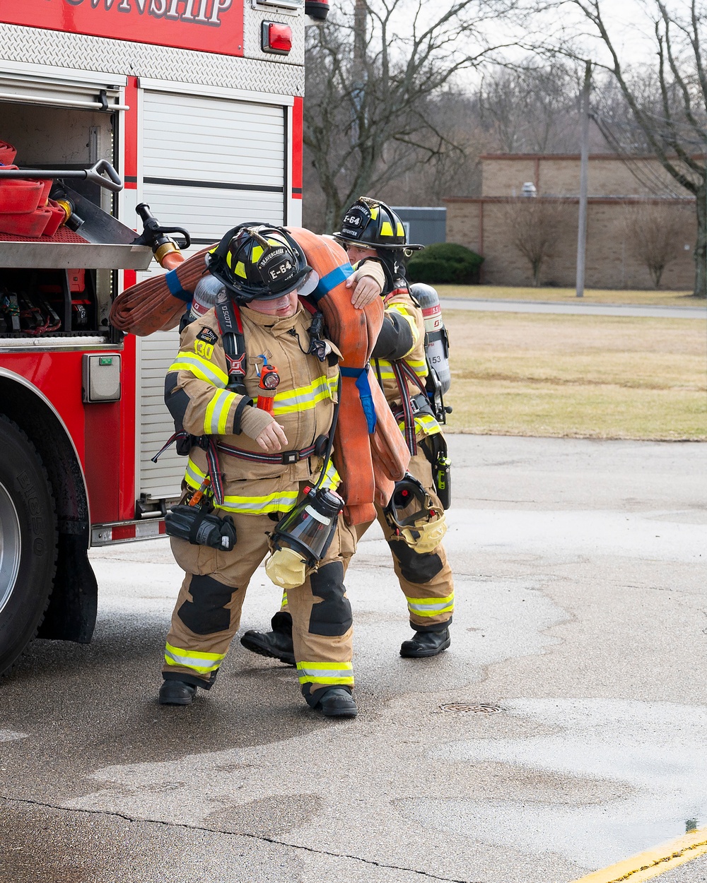 Wright-Patt Fire Department lends neighbor a helping hand