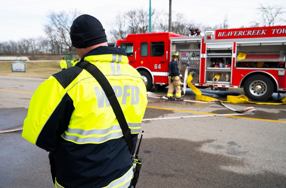 Wright-Patt Fire Department lends neighbor a helping hand