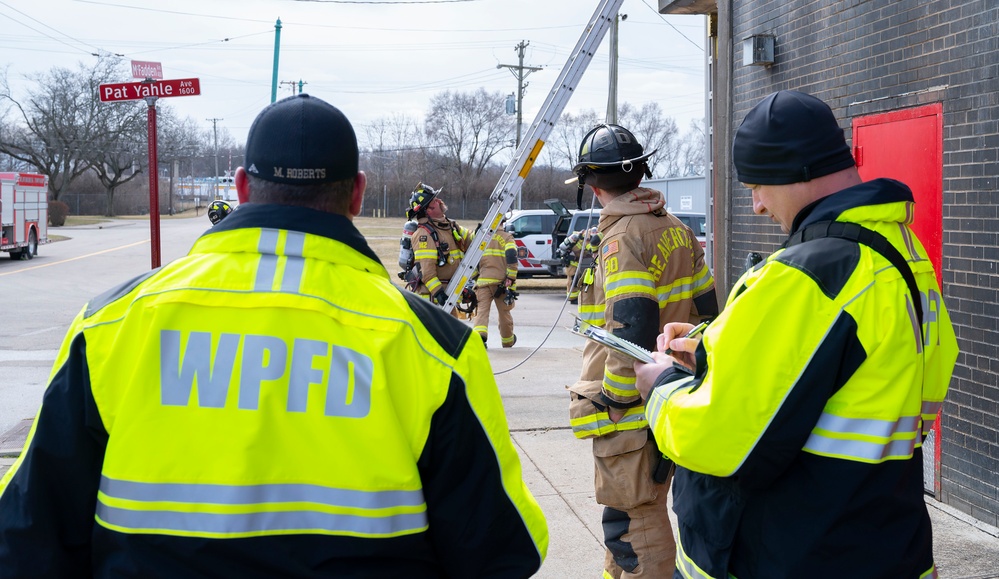 Wright-Patt Fire Department lends neighbor a helping hand